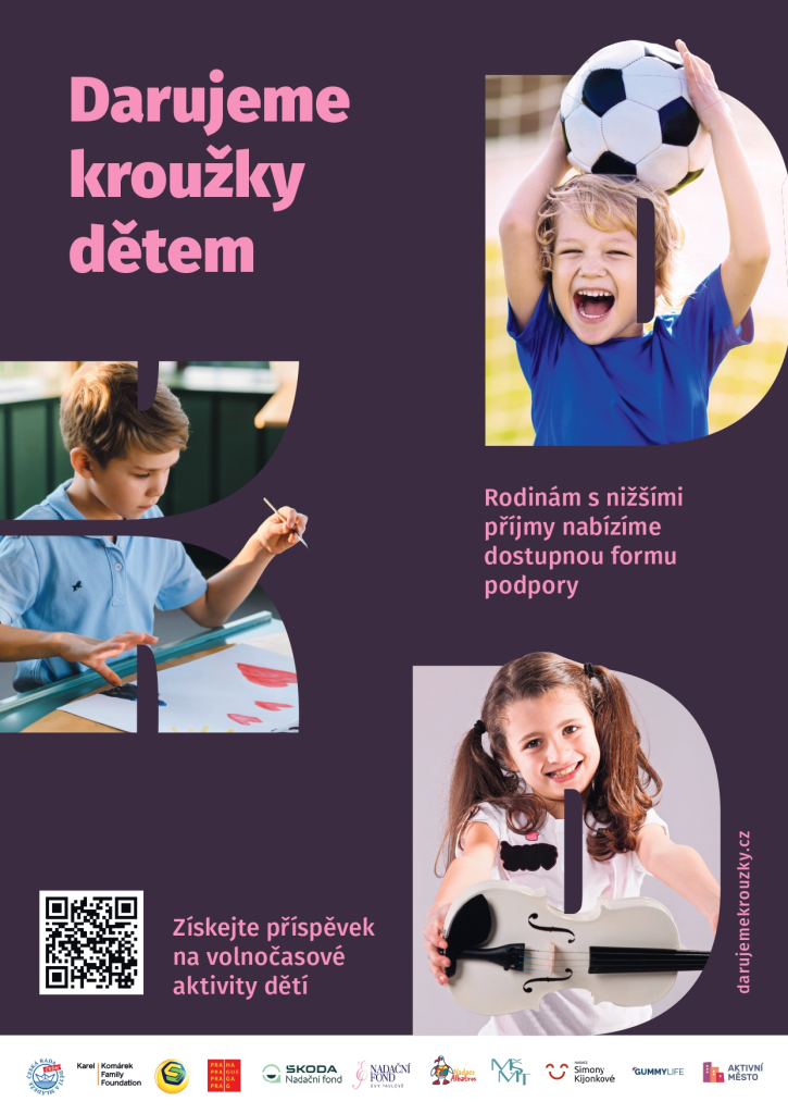 DARUJEME KROUŽKY DĚTEM