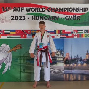 Účast na Mistrovství světa karate Skif